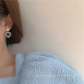 Shangjie OEM Joyas Fashion Women Pendientes Ins Dainty Pendientes de doble color Joya Fresh Jewely Pendientes de corazón